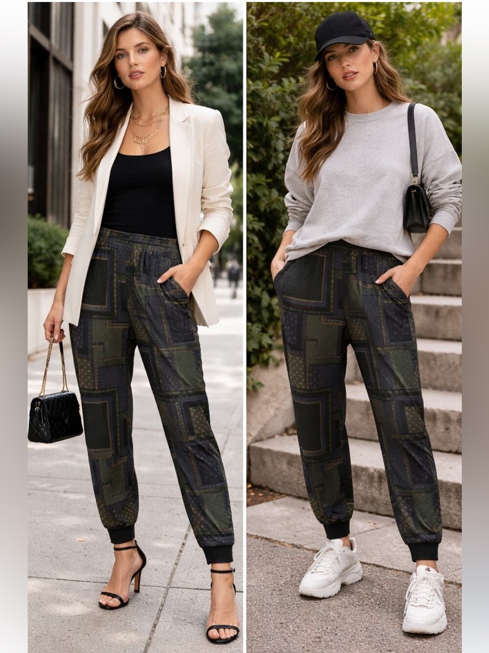 Veronica Beard Avamere Patchwork Jogger